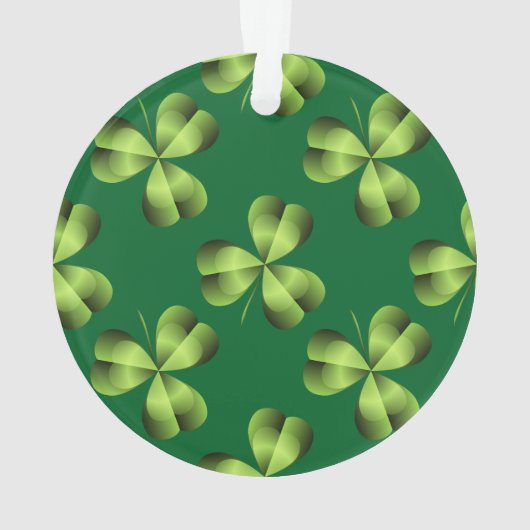 Graphique shamrock à trois feuilles (dos)