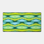Graphiques bleu et vert Chevron (Recto)