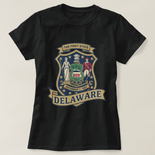 Graphiques de T-Shirt ZOYNK Delaware 0045229 (Design devant)