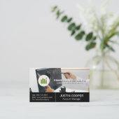 Graphiques stocks | Carte de visite de gestion des (Debout devant)