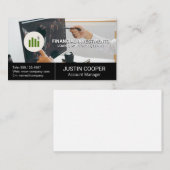 Graphiques stocks | Carte de visite de gestion des (Devant / Derrière)