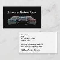 Graphiques SUV Cartes de visite automobiles