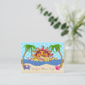 Graphisme Art Carte de visite Sun et Ocean Beach (Debout devant)