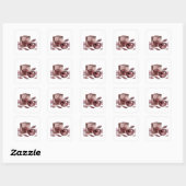 Graphisme autocollant abstrait argent joyeux (Feuille)