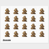Graphisme autocollant abstrait argent original (Feuille)