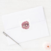Graphisme autocollant abstrait rose vif (Enveloppe)