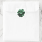 Graphisme autocollant abstrait vert vif (Sac)
