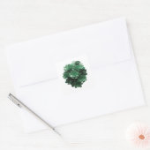 Graphisme autocollant abstrait vert vif (Enveloppe)