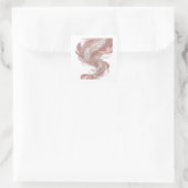 Graphisme autocollant FEATHERS IN THE WIND Argent (Sac)