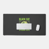 Graphisme d'amour spécial chat noir Halloween (Clavier et souris)