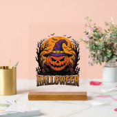Graphisme de chapeau de sorcière de citrouille Hal (Mariage)