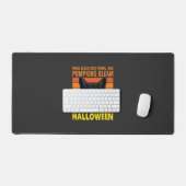Graphisme de citrouille vintage Halloween chat noi (Clavier et souris)