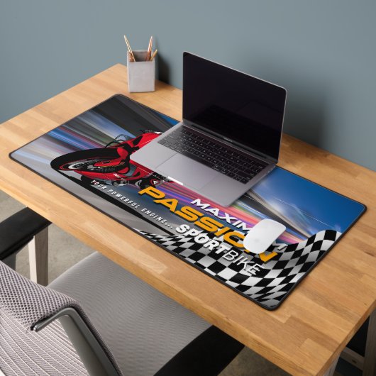 Graphisme de course de superbike passion maximale  (Bureau 2)