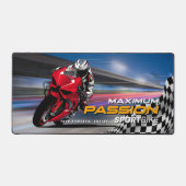 Graphisme de course de superbike passion maximale  (Recto)
