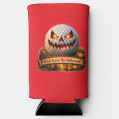 Graphisme de golf Halloween effrayant glacière sar (Recto)