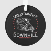 Graphisme de la course de moto en descente Mountai (dos)
