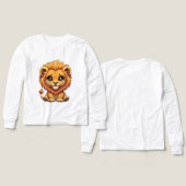 Graphisme de lionceau mignon Kawaii (Motif Recto et Verso)