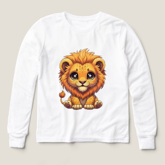 Graphisme de lionceau mignon Kawaii (Motif recto)