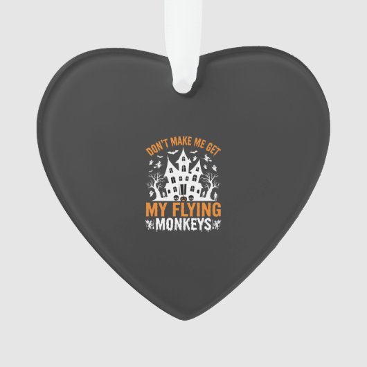 Graphisme de maison hantée de singes volants Hallo (devant)
