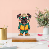 Graphisme de mode de rue de dessin animé de chien (Mariage)