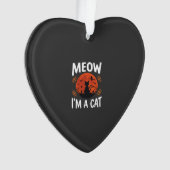 Graphisme de silhouette de chat de lune drôle d'Ha (devant)
