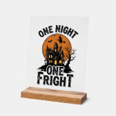 Graphisme de sorcière de lune de Halloween hanté v (Angle)