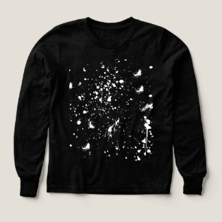 Graphisme de tache de peinture blanche éclaboussur