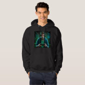 Graphisme Futuriste Sweat - shirt à capuche mascul (Devant entier)