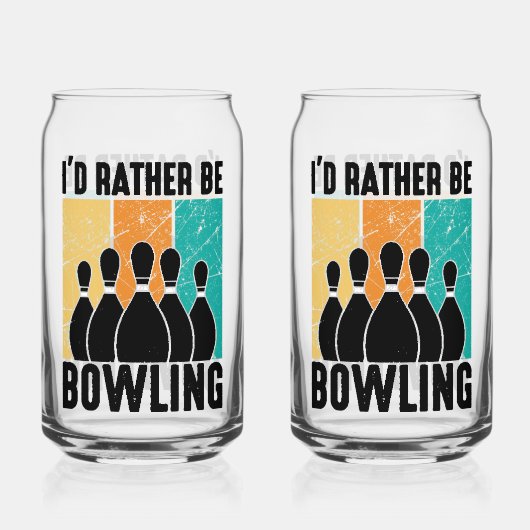 Graphisme Quilles de Bowling Vintage (Recto)