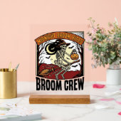 Graphisme sorcière squelette vintage balais Hallow (Mariage)
