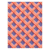 Graphisme Vintage américain drapeaux nappe (Devant)