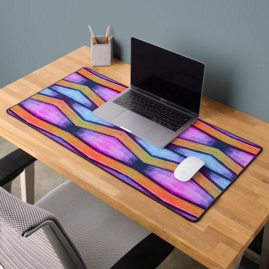 Graphismes orange, rose, violet et bleu (Bureau 2)