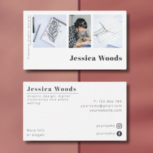 Graphiste concepteur photo Carte de visite