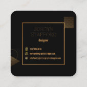 graphiste contemporain carte de visite (Dos)