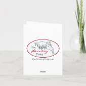 Graphite Arabian Horse Head Merci Note (Dos)