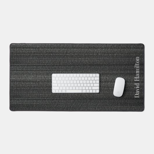 Graphite Black Hommes's Desk Mats & Pads (Clavier et souris)