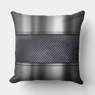 Graphite Metal Pillow Kussen