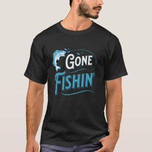 Grapige Visser Gaat Vissen T-shirt