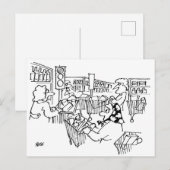 Grapjartsverkeerslichten Grappig Briefkaart (Voorkant / Achterkant)