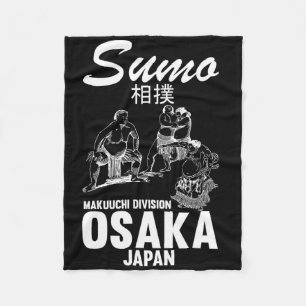 Grapjas Sumoworstelaar Judo Osaka Japan Worstelaar Fleece Deken