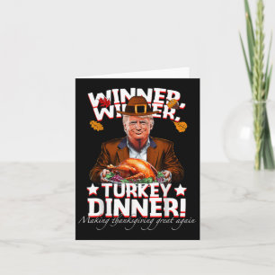 Grapjas Trump Winnaar Winnaar Turkije Diner Dankze Kaart