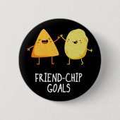Grapje Chip Pun Dark BG Ronde Button 5,7 Cm (Voorkant)