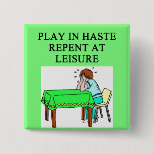 grapje over dubbele brug en gamers vierkante button 5,1 cm