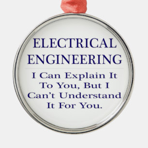Grapje van een elektrotechnicus.. Leg uit dat u he Metalen Ornament