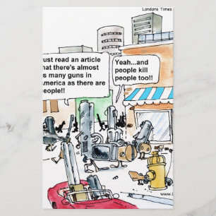 Grapjes over wapens - leuk voor cadeaus, T-shirts Briefpapier