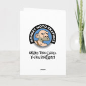 Grapjny Cavemen Birthday Kaart (Achterkant)