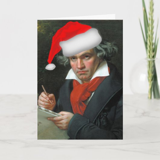 Grapny Beethoven Kerstmis Kaart (Voorkant)