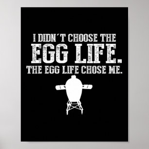 Grapny Big Green Bbq Pit Egg Smoker Pitmaster Gift Poster