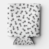 Grapny Black Ants Pattern Blikjeskoeler (Voorkant)