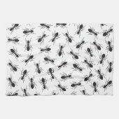 Grapny Black Ants Pattern Theedoek (Horizontaal)
